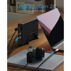 ICY BOX External Storage Enclosure USB 3.2 Gen 2 SATA 6Gb/s - Fast, Reliable & Convenient Data Solution (4250078170556)